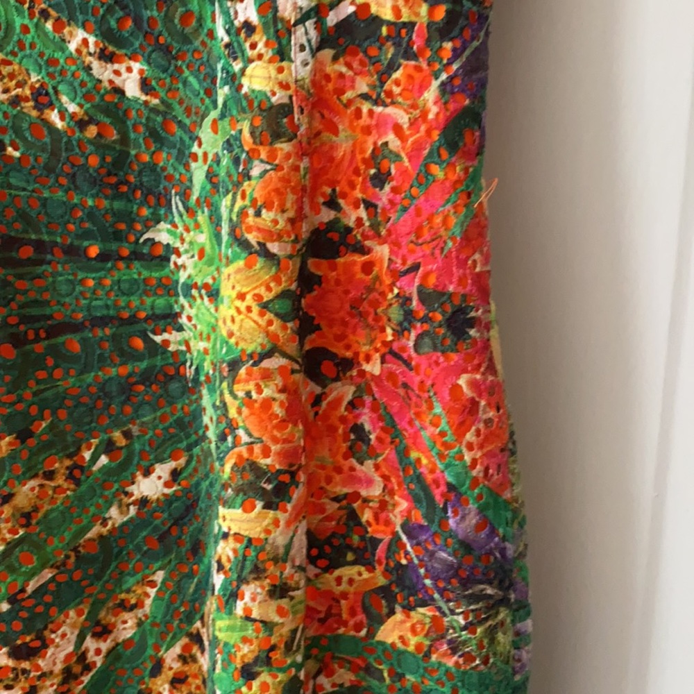 Ellie Tahari tropical print dress. Sz 0. NWT $598 - Picture 6 of 11